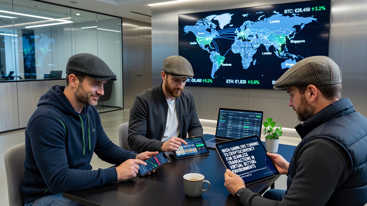 Irish Gamblers Turning to Cryptocurrency for Seamless Transactions in Virtual Betting Environments